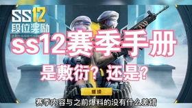 ss12手册最新爆料